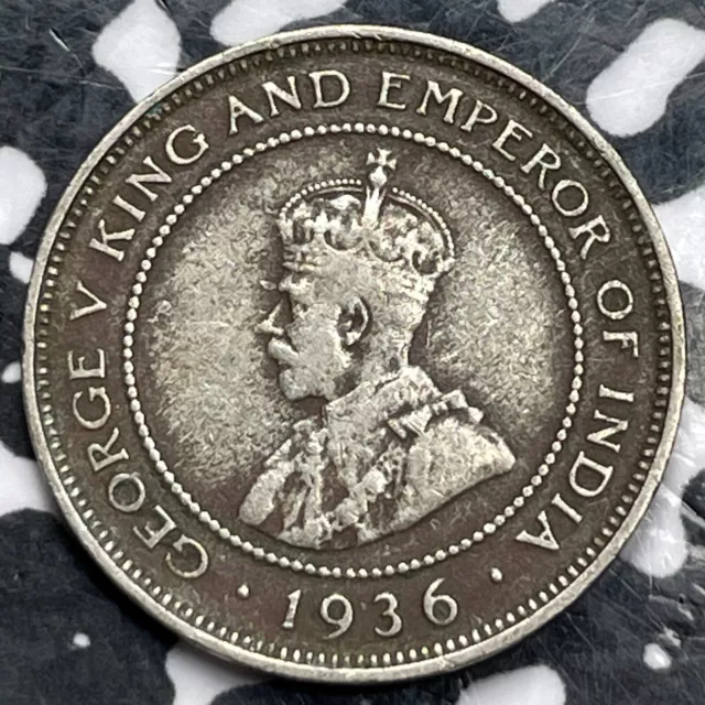 1936 British Honduras 5 Cents (Many Available) (1 Coin Only)