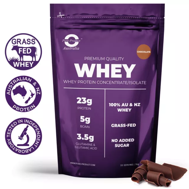 6Kg - Whey Protein Isolate / Concentrate - Chocolate  - Wpi Wpc Powder