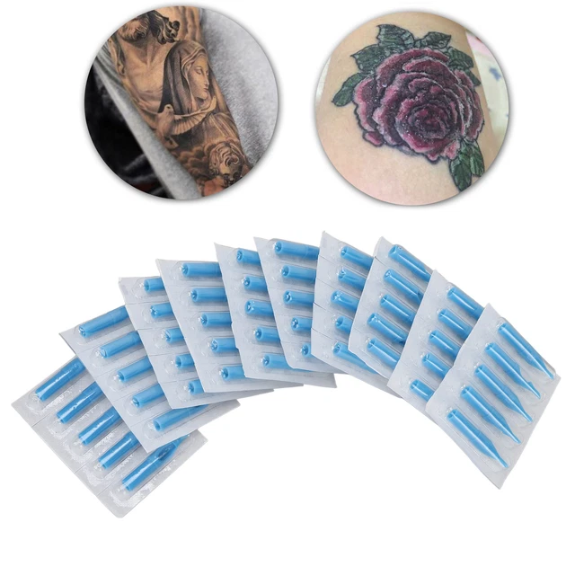 (5DT)50pcs Tattoo Needle Tips Set Independent Packaging Disposable Tattoo IDS