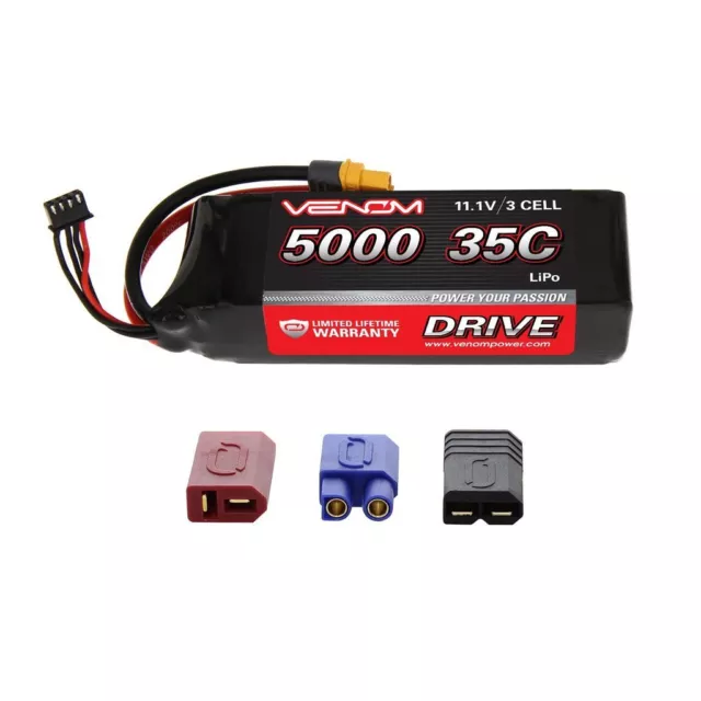 Venom 15026 - DRIVE 3S 11.1V LiPo Battery 35C 5000mAh, UNI 2.0 Plug