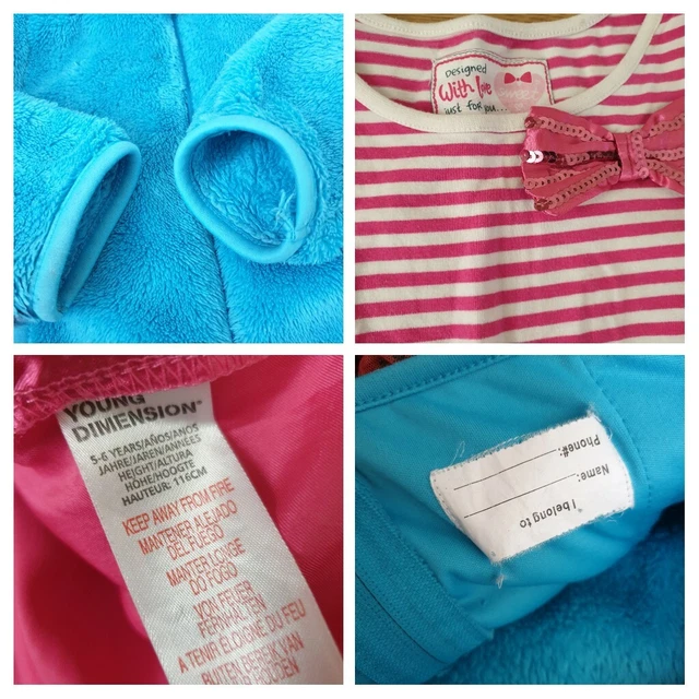 Bundle Of Girls Clothes Dress fluffy hoodie Next H&M George PRIMARK size 5-6 7