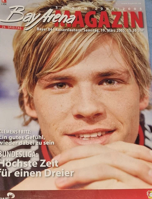 2004/05 1.BUNDESLIGA BAYER 04 Leverkusen 1.FC Kaiserslautern EUR 1,00