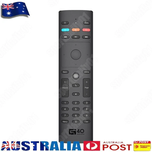 - G40S 2.4GHz Wireless Air Mouse 6-Axis Gyro Voice Remote for PC Android TV Box