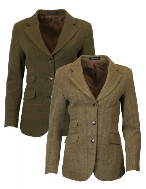 WALKER & HAWKES Ladies Derby Tweed Shooting Country Jacket Coat PURPLE  STRIPE £116.45 - PicClick UK