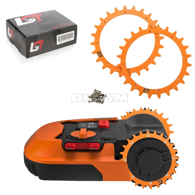 Protection Roue XL Worx Landroid - Rehausseur Traction Pour S300 M500 M700 - Tout-Terrain