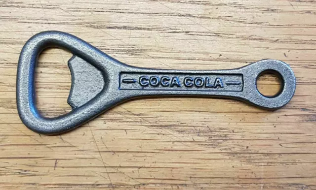 Cast Iron Antique Retro Style Hand Held Bottle Opener COCA COLA