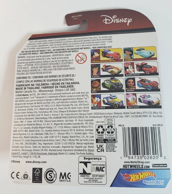 HOT WHEELS SORCERER'S Apprentice Mickey 2022 version NIP Characters
