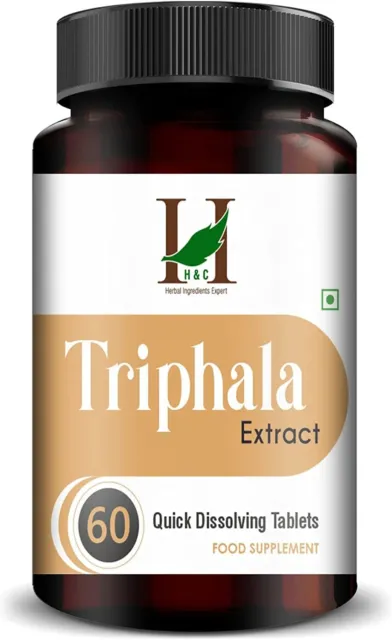 Triphala Extrakt schnell auflösende Tabletten - 60 Stück