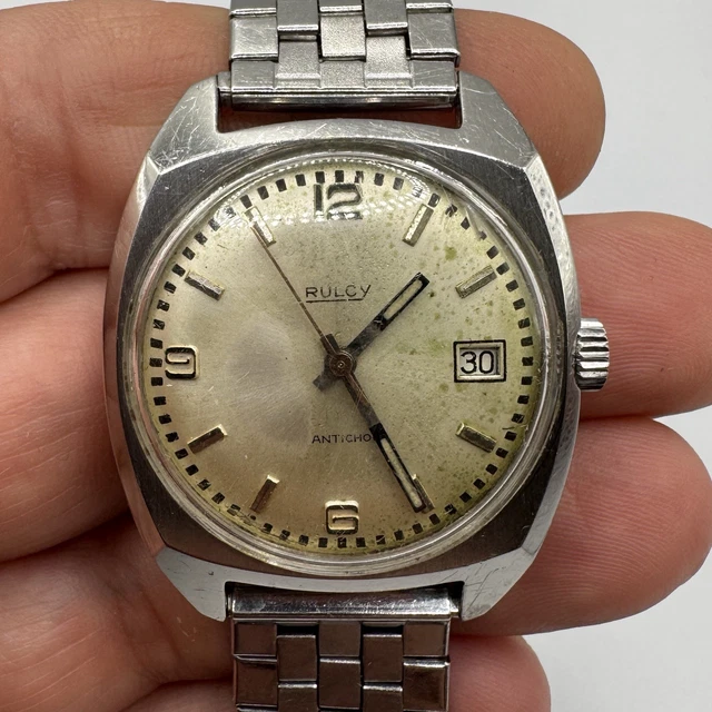 Montre Mécanique Vintage RULCY 108 Mouvement ETA 1080 - Années 50, Fonctionne, Occasion
