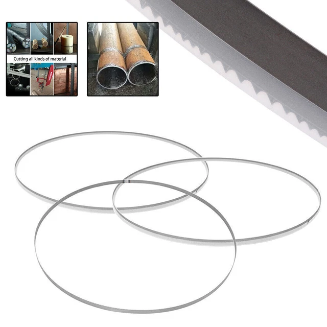 3pcs 93-1/2'' x 3/4'' x 6/10tpi M42 Bi-metal Bandsaw Band Saw Blades Cut Metal