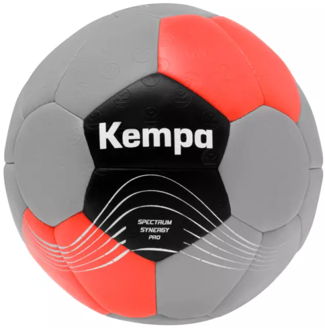 Kempa Handball Spectrum Synergy Pro cool grau/warmes rot Größe 2, 3