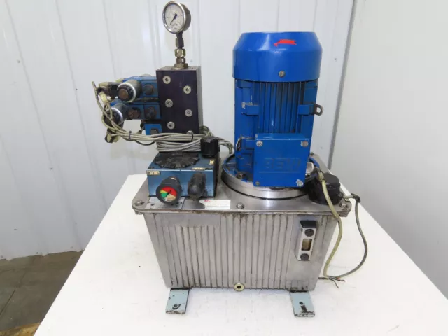 Rexroth 040109062408 Hydraulic Power Unit 30L 8 Gal Tank 2.26kw Motor