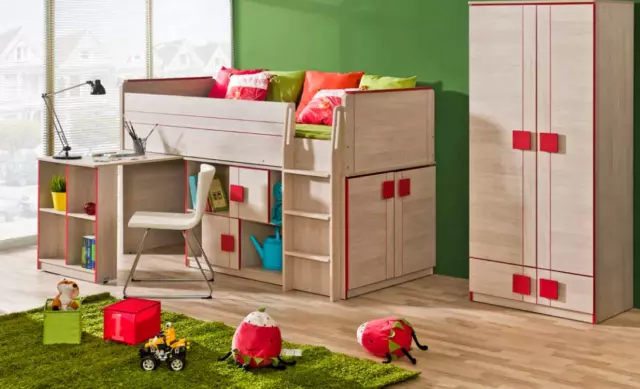 Cama alta cama multifunción cama madera camas armario muebles habitación infantil cómoda