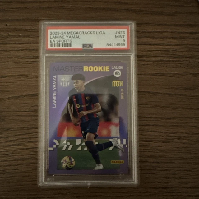 Carte Panini MGK Lamine Yamal FC Barcelone - Spécial One Noire - Rare - Etat Near Mint