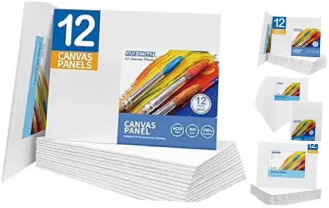 CANVAS BOARDS FOR Painting 8x10In, 56 Pack Bulk Canvases for Painting -  100% $59.73 - PicClick