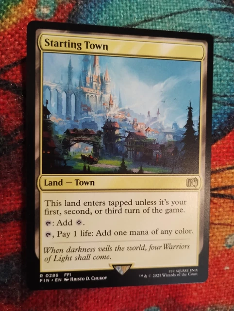 starting town mtg final fantasy MTG Custom Proxy