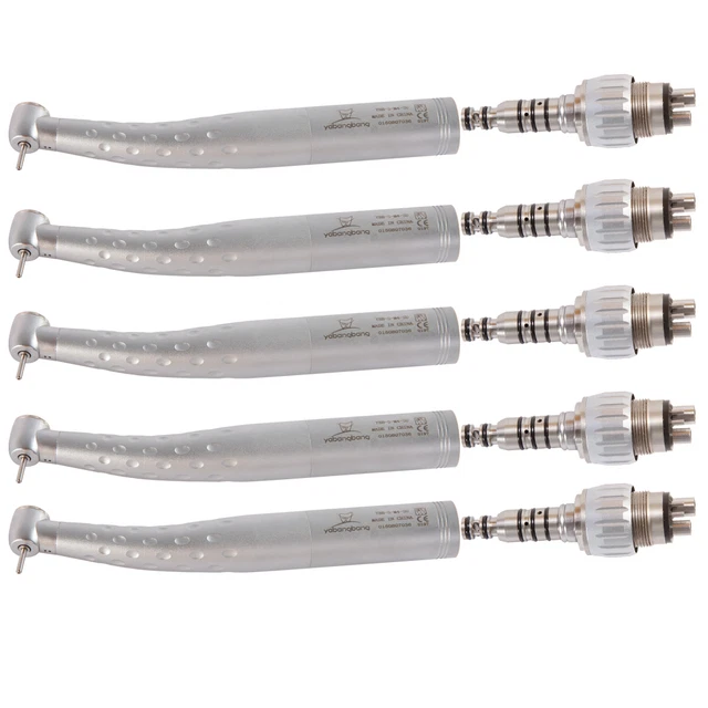 5 NSK type Dental High Speed Handpiece + 4Hole Quick Coupler 360° swivel GBM-4