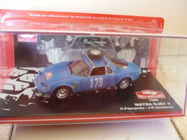 Minialuxe 1/43 – Matra Sports Jet 6 Gendarmerie 1966, Version Bleu Clair, France