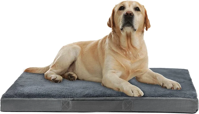 Cama grande lavable para perro Nepfaivy - cama y colchón ortopédico impermeable para perro
