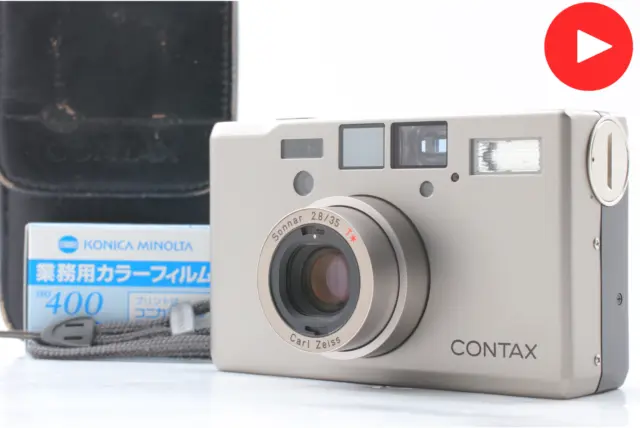 [NEAR MINT] Contax T3 Titan Silver Point & Shoot 35mm Film Camera From JAPAN