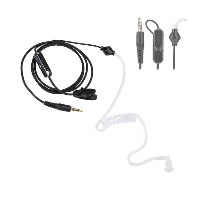 Casque Oreillette Talkie-Walkie UAYESOK - Compatible Motorola, Retevis Et Cobra | Micro PTT Intégré | Confortable Et Pratique