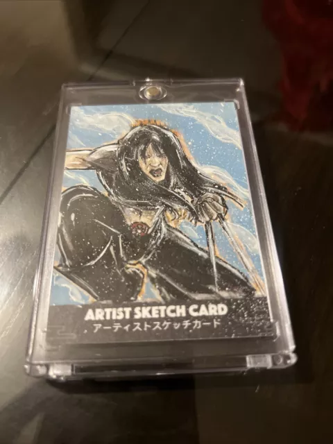 2020 Upper Deck Marvel Anime Sketch Card X23 1/1 Kursat Certiner