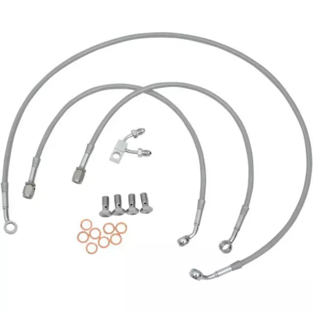 Goodridge Rear  DOT Brake Line Kit Std Harley Touring FL 97-98 HD9232A