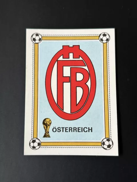 Sticker Panini Argentina 78 - Badge Osterreich - 187 - Original Comme Neuf !