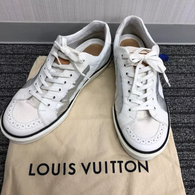 Leather trainers Louis Vuitton Black size 6 UK in Leather - 19240516