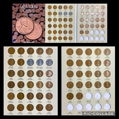 1941-1958 PDS LINCOLN WHEAT CENT COMPLETE SET 52 COINS  *JB's Coins*