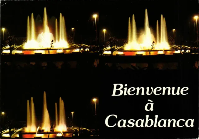 CPM AK Casablanca- Fontaine luminouse et musicale MAROC (880341)