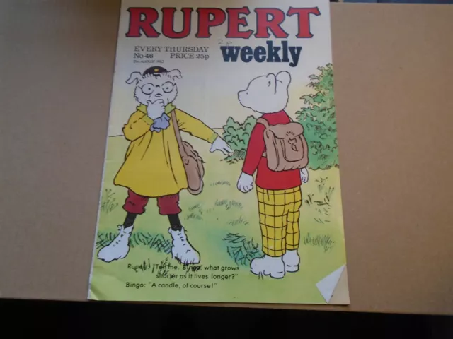 RUPERT THE BEAR WEEKLY #46 British UK Comics 1983