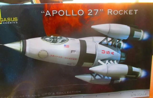 PEGASUS Hobbies 9101  "Apollo 27" Rocket Model Kit  NIB 1/72 Scale M100