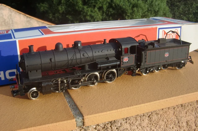 Locomotive Vapeur SNCF Jouef HO 1/87 – 140 C 231 Avec Tender (dépôt Mantes)