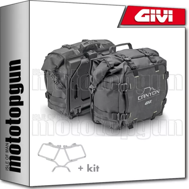 Givi Borse Canyon Grt720 Kawasaki Versys-X 300 2017 17 2018 18 2019 19 2020 20