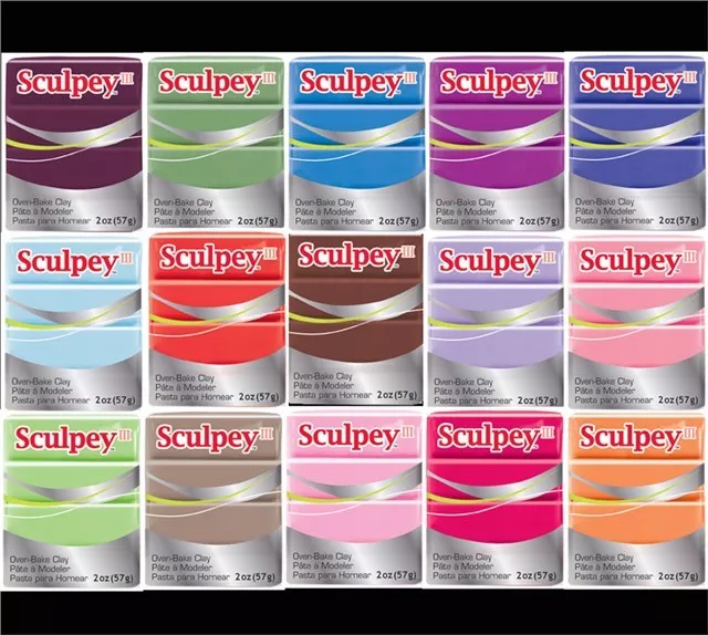 20 BLOCKS SCULPEY III 3 111 Polymerton (1120g)