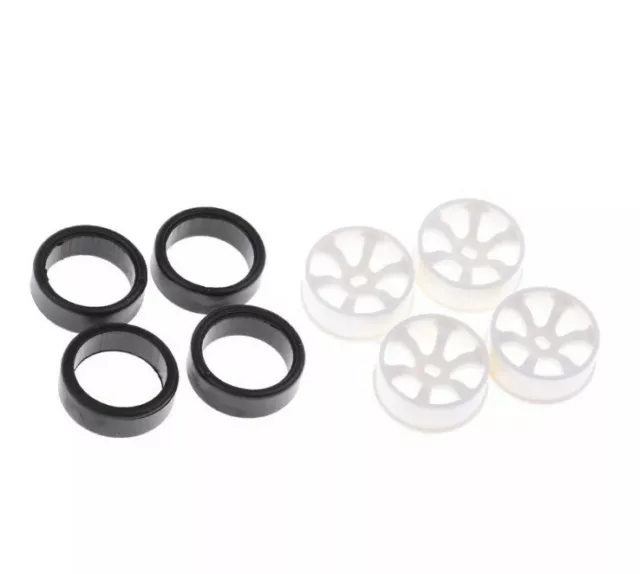 1:28 RC Wheels Rims with Tires US Seller! for WLtoys K969 K989 Drift Car Wheel