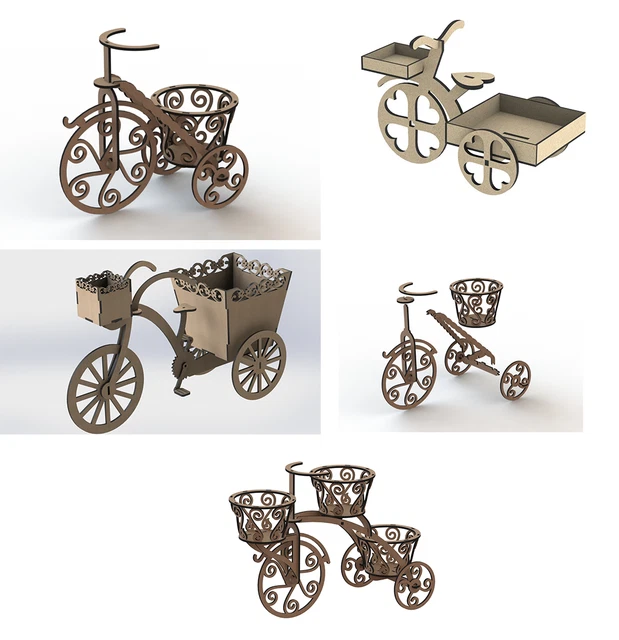 BICYCLE-LASER CUT VECTOR DXF CDR files*** £4.21 - PicClick UK