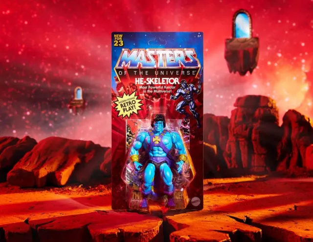 Masters of the Universe Origins He-Skeletor Figure Mattel Creations 2023 NMC