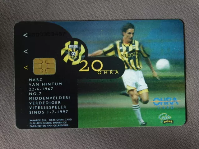 Chip Card gebruikt OHRA GELREDOME - VITESSE Marc van Hintum Football