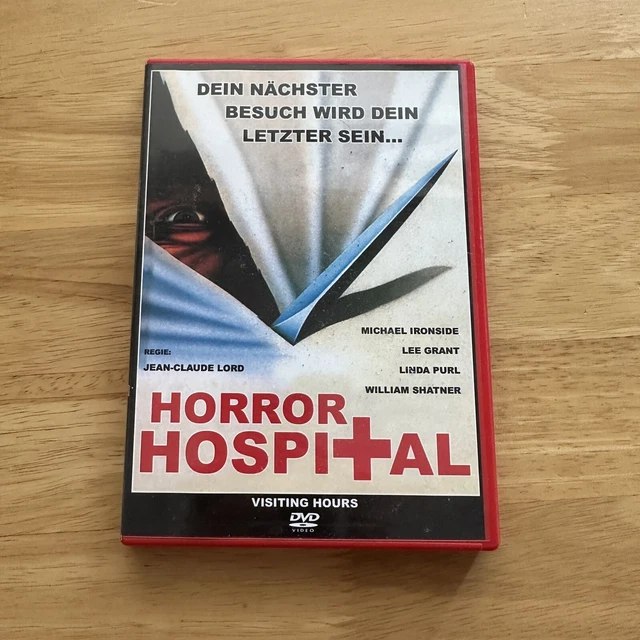 VISITING HOURS AKA Horror Hospital DVD Ironside Shatner £12.99