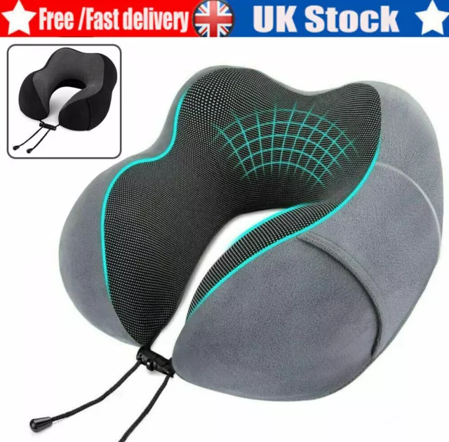 Memory Foam U Shaped Travel Pillow Neck Support Soft Head Rest Car Plane Cushion