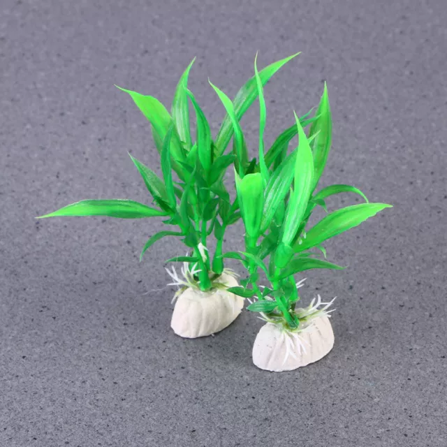 10 Pcs Artificial Grass Plant Plants for Fish Tank Aquarium Aquatic Decoration