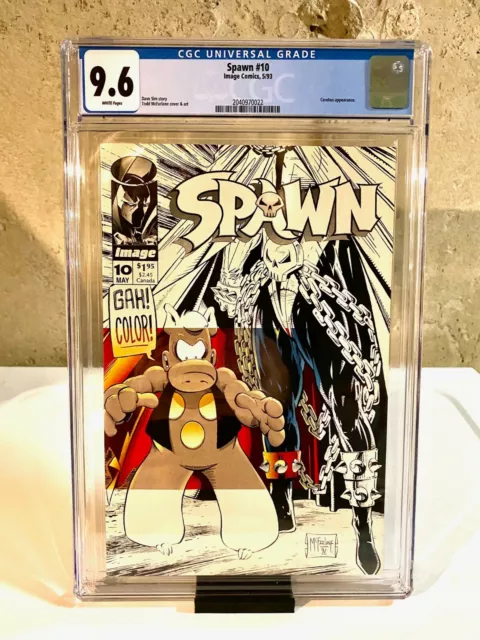 Spawn #10 - Cerebus Crossover - CGC 9.6 - Image Comics 5/93