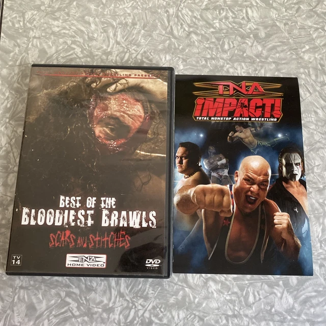 TNA WRESTLING BEST Of Bloodiest Brawls& NWA Title Match HTF DVD