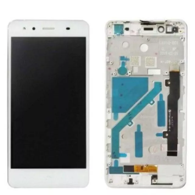 Ecran BQ Aquaris X5 Blanc Avec Châssis
