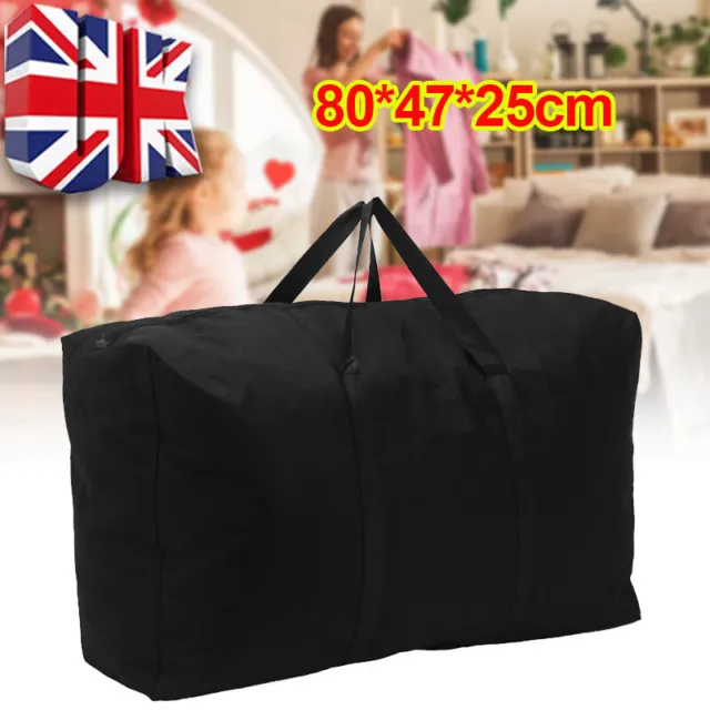 Home Extra Large Storage Bag Waterproof For Outdoor Camping Tent Cushion Black Z