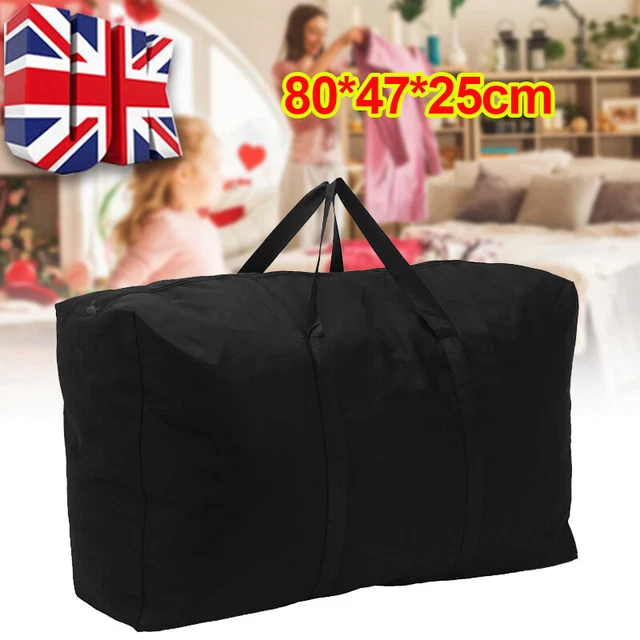Home Extra Large Storage Bag Waterproof For Outdoor Camping Tent Cushion Black Z