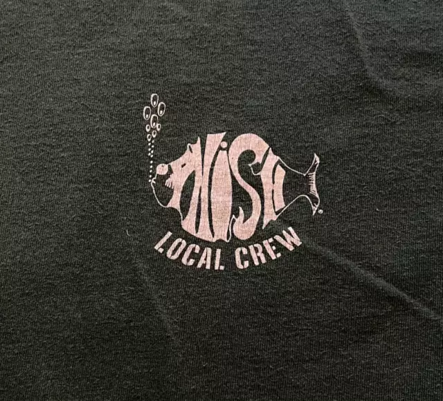 Vintage PHISH Tour T Shirt Local Crew Size XL