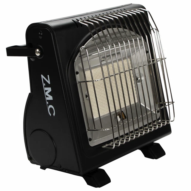 2in1 Tragbare Gasheizung 1,7KW Camping Butan Gas Kocher + Gaskartuschen 227g 2
